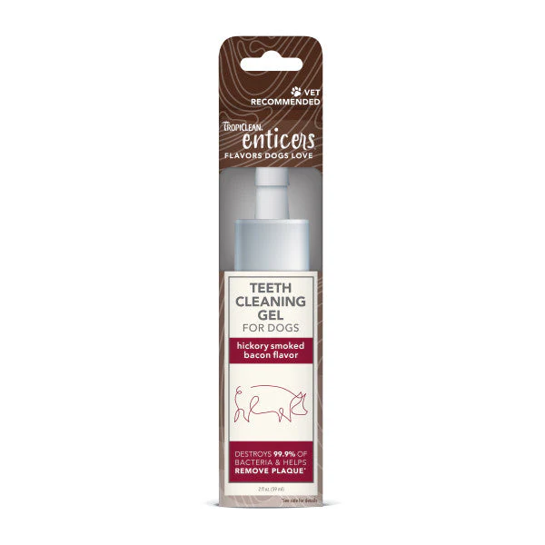 TropiClean Enticers Hickory Smoked Bacon Flavor Teeth Cleaning Gel - Image 3