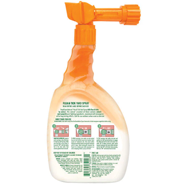 TropiClean Natural Flea & Tick Yard Spray - Image 2