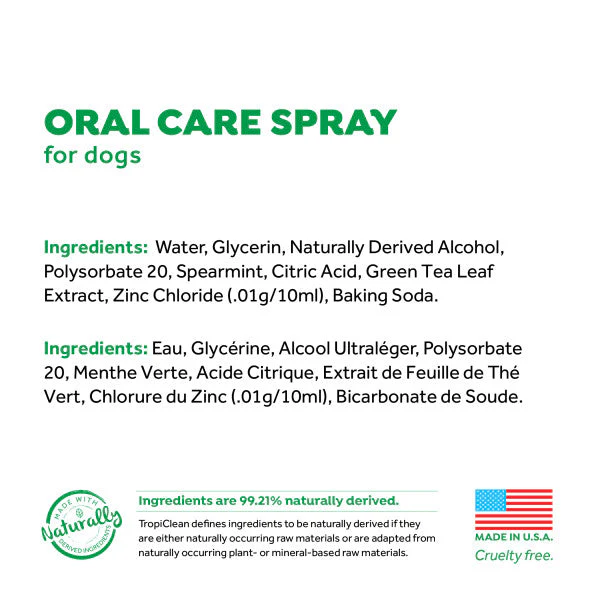 TropiClean Fresh Breath Oral Care Spray for Pets - Image 3