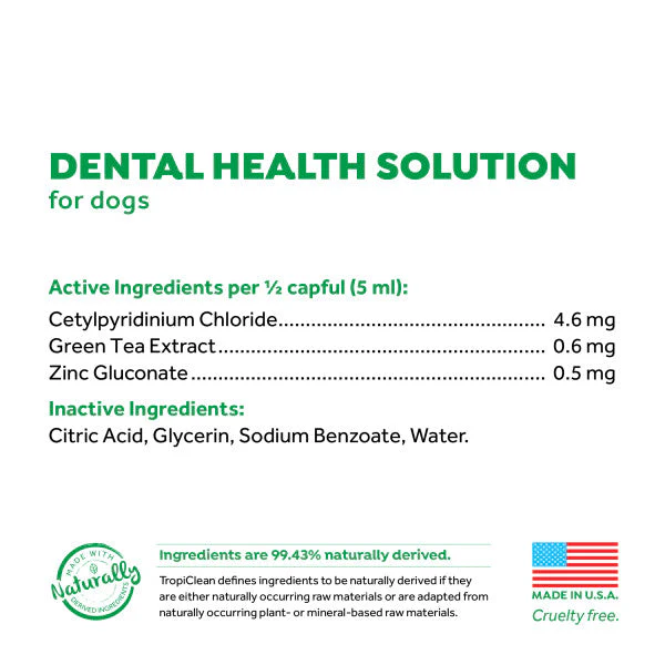 TropiClean Fresh Breath Dental Health Solution for Dogs - Image 4