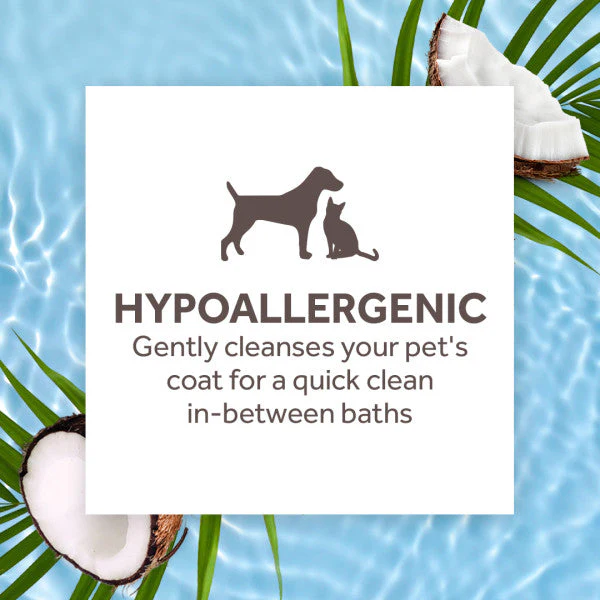 TropiClean Gentle Coconut Hypoallergenic Waterless Shampoo for Pets - Image 4