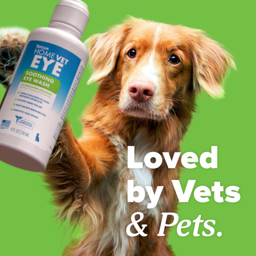 TropiClean HomeVet Soothing Eye Wash for Dogs & Cats - Image 8