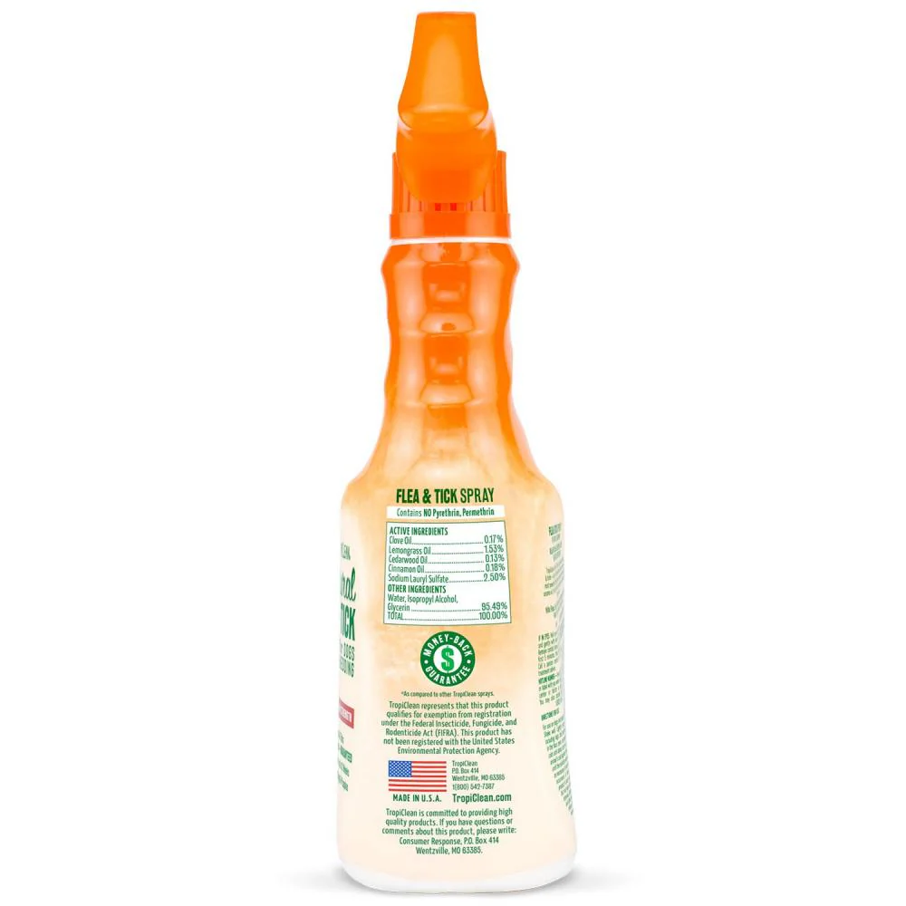 TropiClean Natural Flea & Tick Dog & Bedding Spray - Image 3