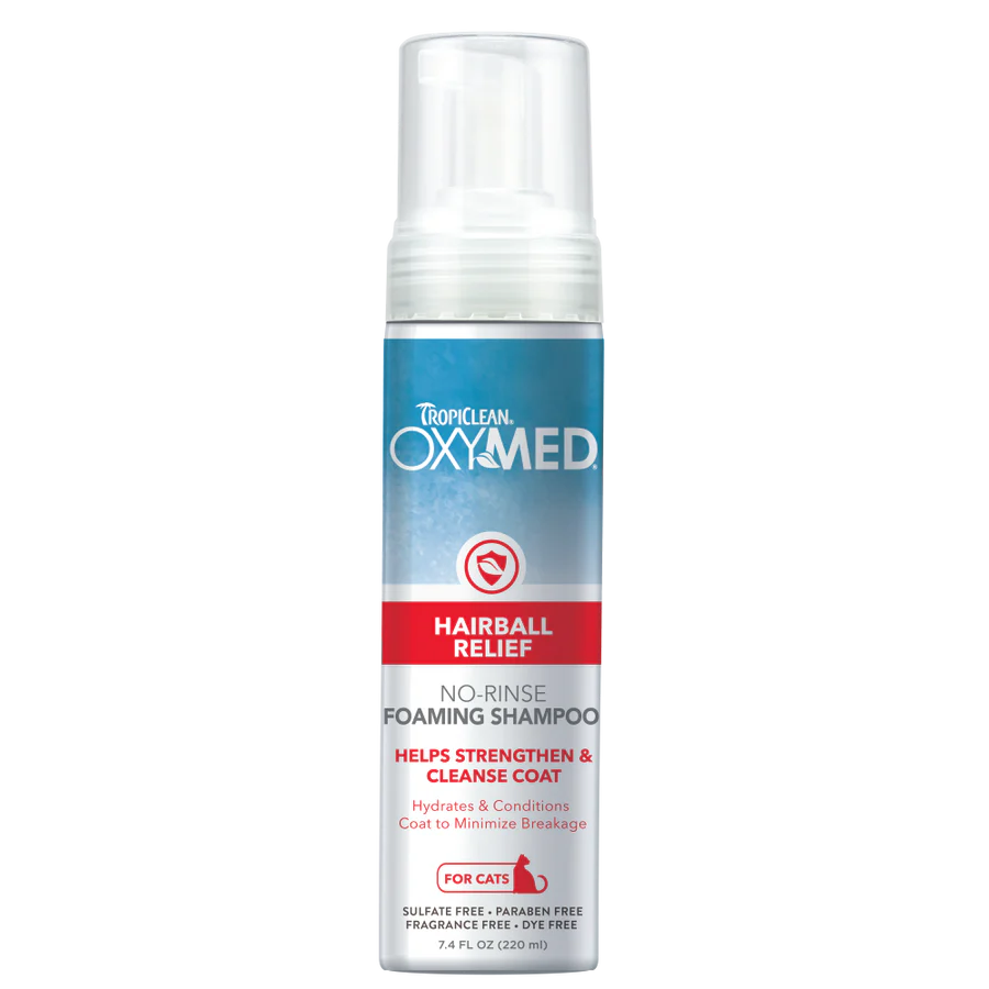 TropiClean OxyMed Waterless Dry Shampoo for Cats