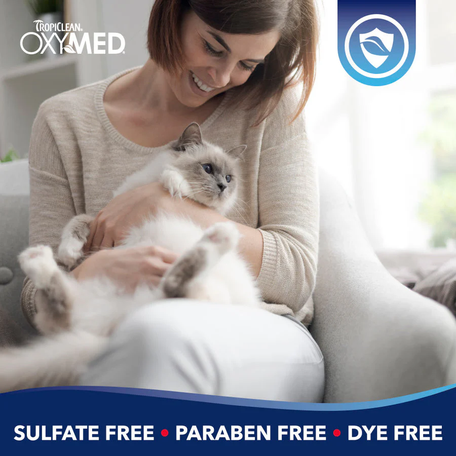 TropiClean OxyMed Waterless Dry Shampoo for Cats - Image 6