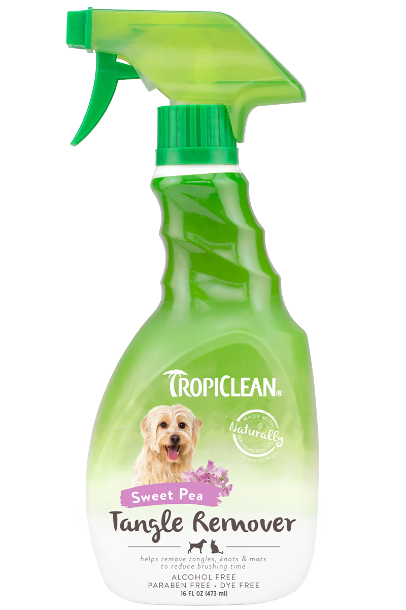 TropiClean Sweet Pea Tangle Remover Spray for Pets