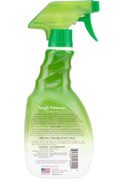 TropiClean Sweet Pea Tangle Remover Spray for Pets - Image 2