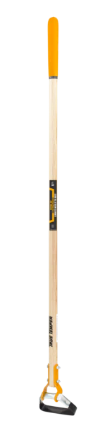 TRUE TEMPER ACTION HOE WITH CUSHION END GRIP ON HARDWOOD HANDLE