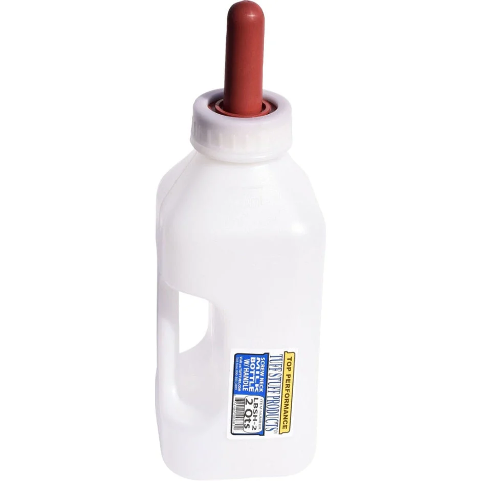 TUFF STUFF SCREW ON NIPPLE BOTTLE WITH HANDLE