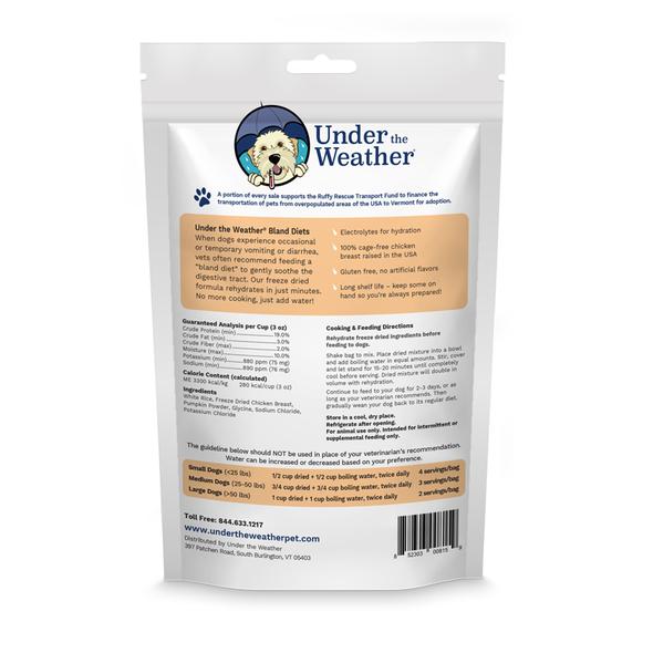 Under the Weather Chicken, Rice, & Pumpkin Bland Diet For Dogs - Image 2