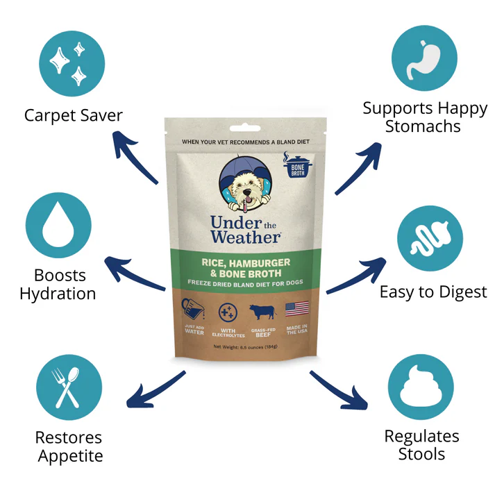 Under the Weather Hamburger, Rice, & Bone Broth Bland Diet For Dogs - Image 3