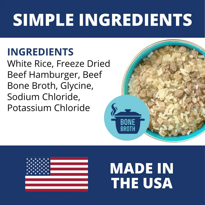 Under the Weather Hamburger, Rice, & Bone Broth Bland Diet For Dogs - Image 4