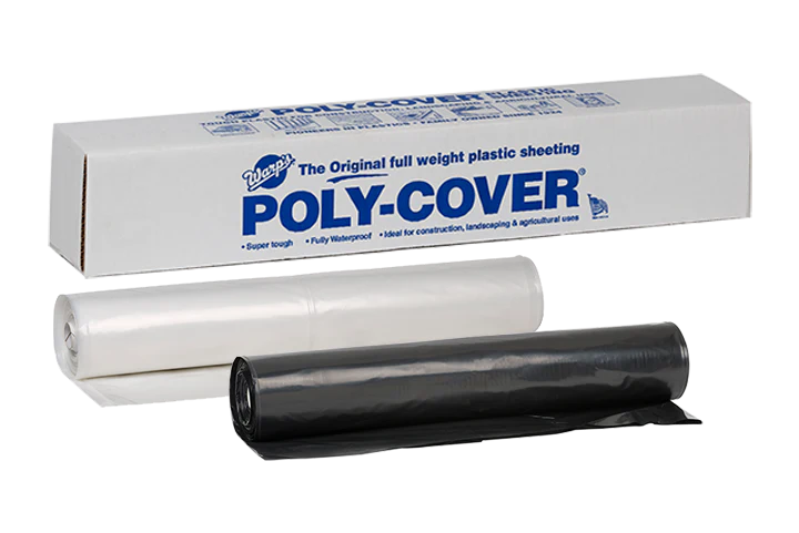 Warp Brothers Poly-Cover® Genuine Plastic Sheeting 4 x 50 Ft.