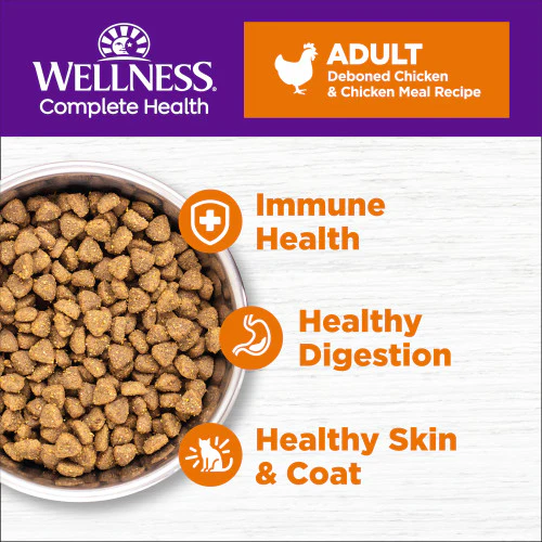 Wellness Complete Health Grain Free Deboned Chicken Recipe Dry Cat Food - Image 3
