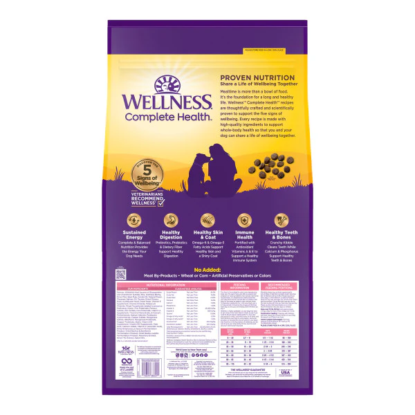 Wellness Complete Health Grain Sensitive Skin & Stomach Salmon & Rice Recipe Dog Food - Image 2