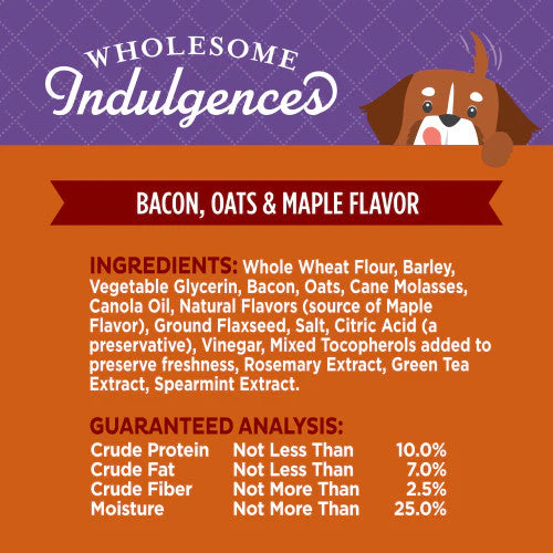 Wellness Old Mother Hubbard Wholesome Indulgences Bacon Oats & Maple Dog Treats - Image 2