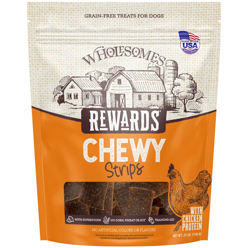 Wholesomes™ Rewards Chewy Chicken Strips 25 oz. Dog Treats