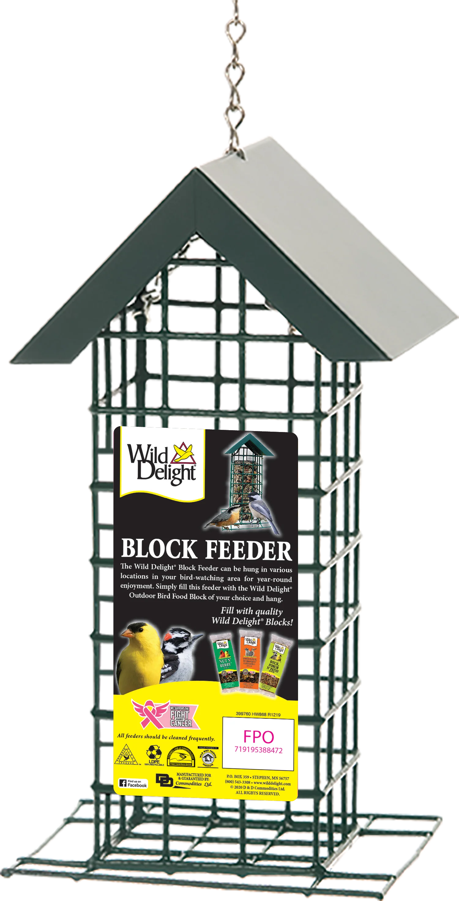 Wild Delight Block Feeder