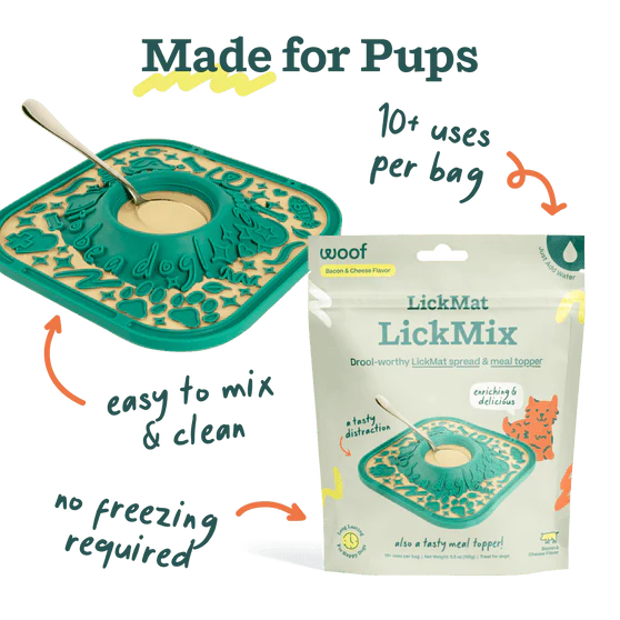 Woof LickMat Bacon & Cheese LickMix - Image 2