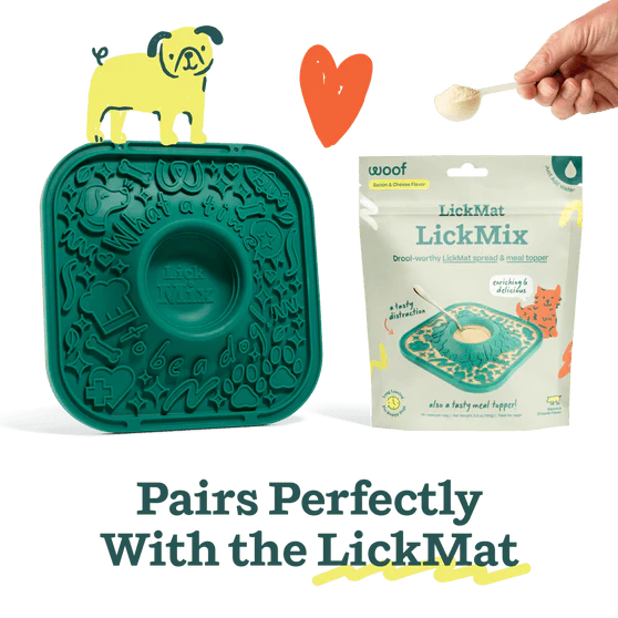 Woof LickMat Bacon & Cheese LickMix - Image 4