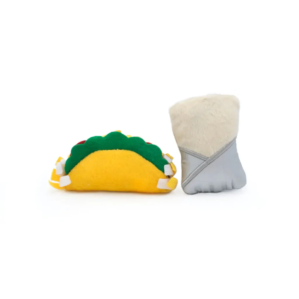 ZippyClaws® NomNomz® – Taco and Burrito Cat Toy - Image 3