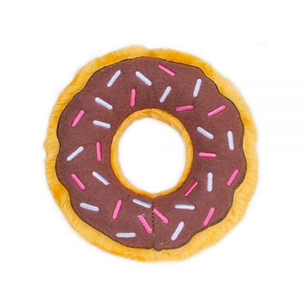 ZippyPaws Donutz Squeaky No Stuffing Plush Dog Toy - Image 2