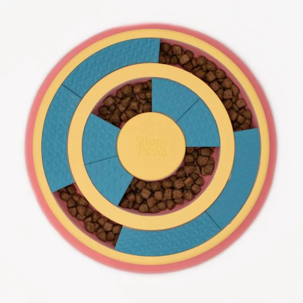 ZippyPaws SmartyPaws Puzzler Feeder Bowl - Wagging Wheel - Image 3