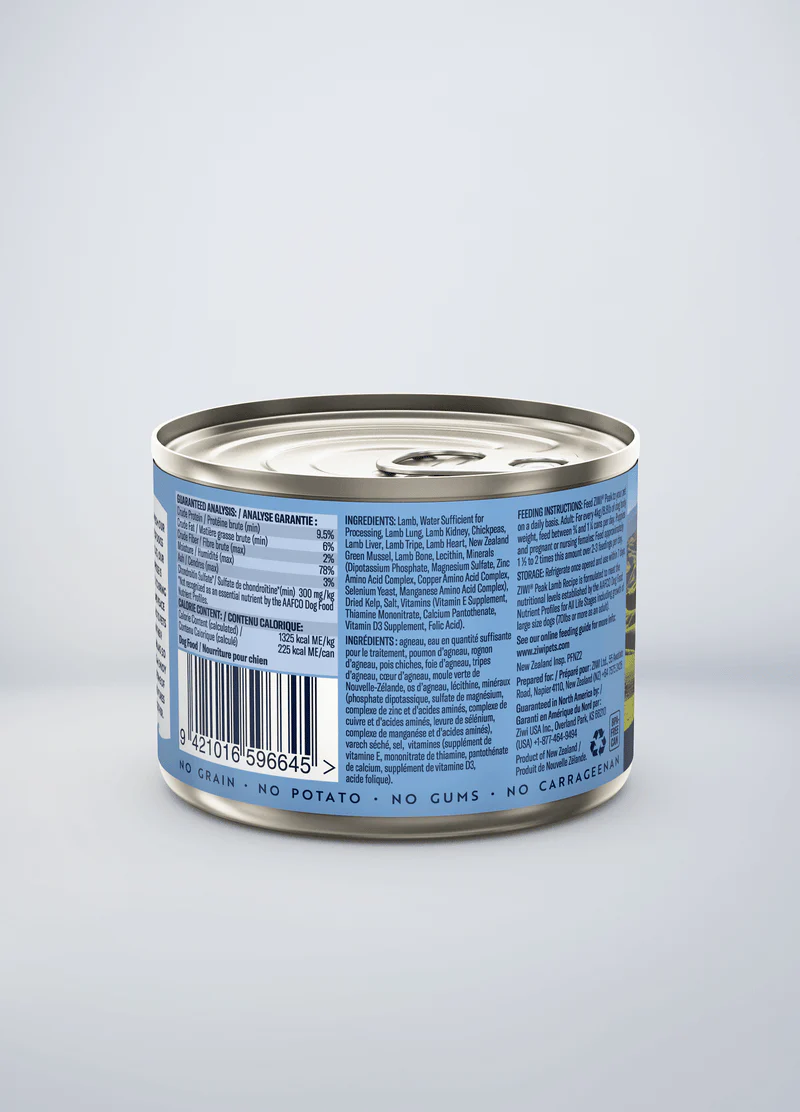 ZIWI Peak® Original Lamb Recipe Wet Dog Food - Image 4